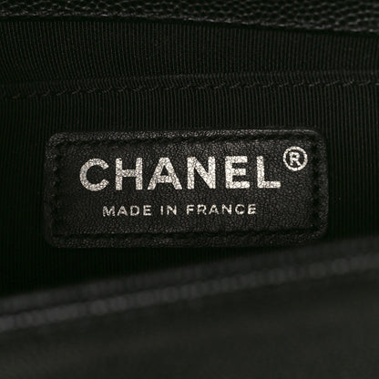 Chanel Caviar Quilted Medium Boy Flap Black 6 of 12