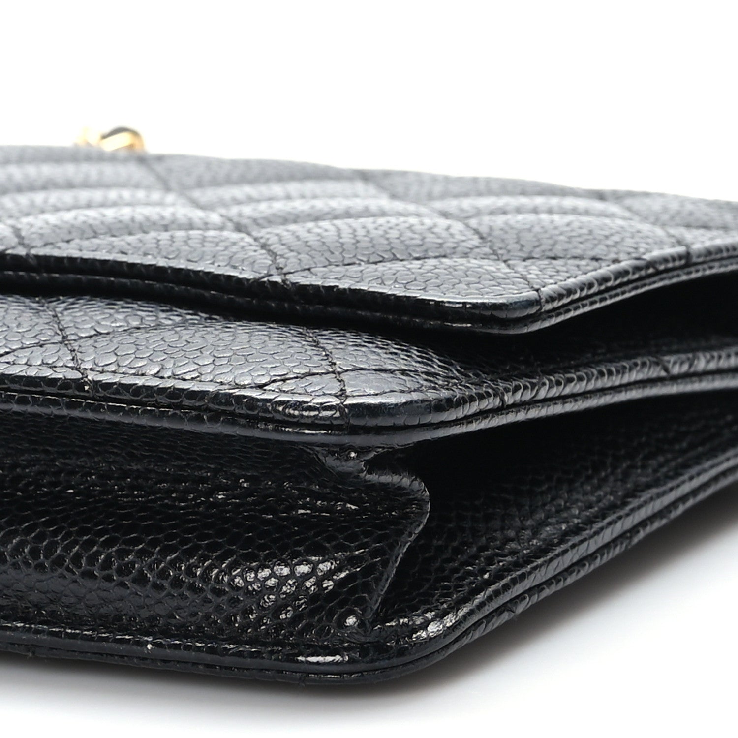 Chanel Caviar Quilted Wallet on Chain WOC Black 10 of 11