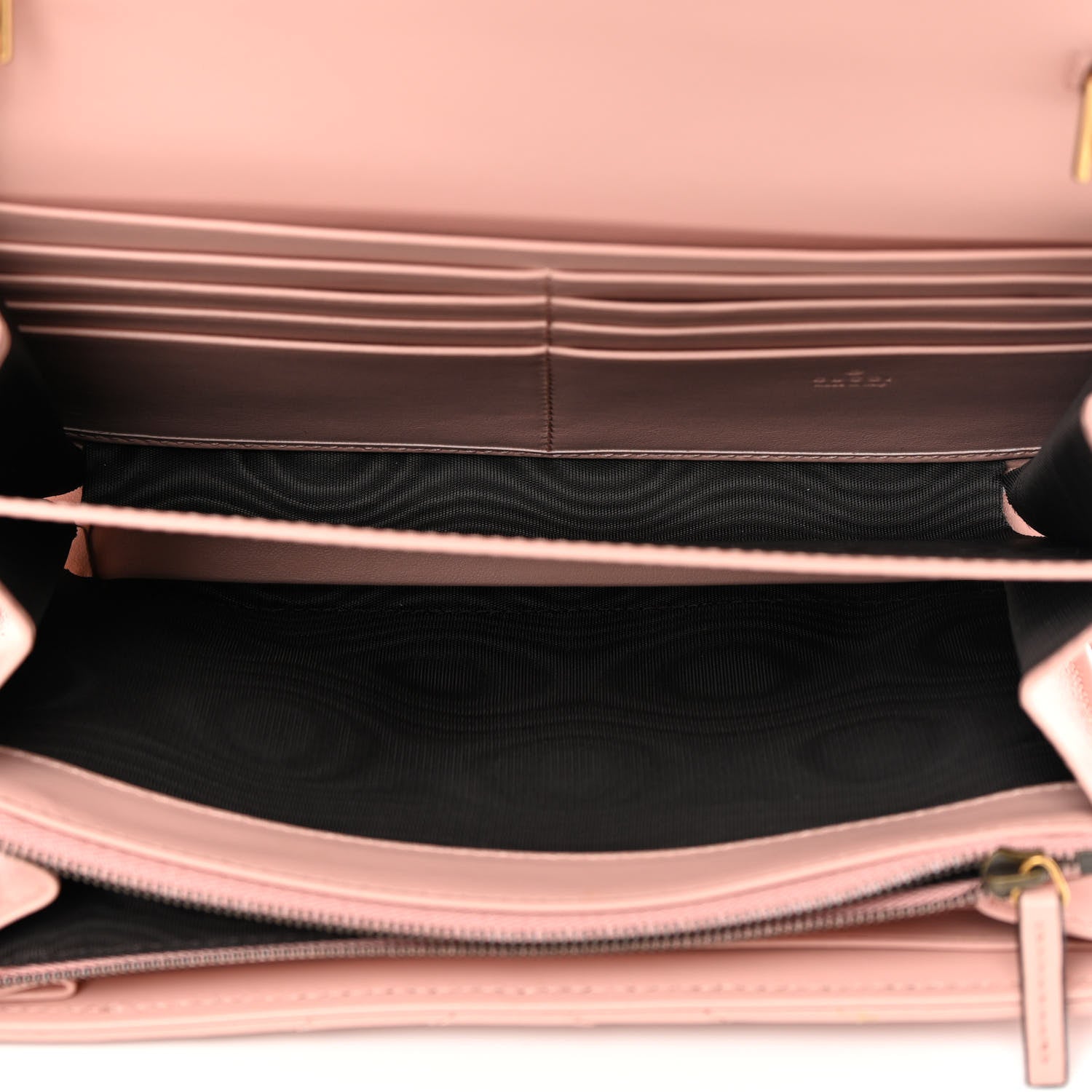 Gucci Calfskin Matelasse GG Marmont Chain Wallet Perfect Pink 5 of 11