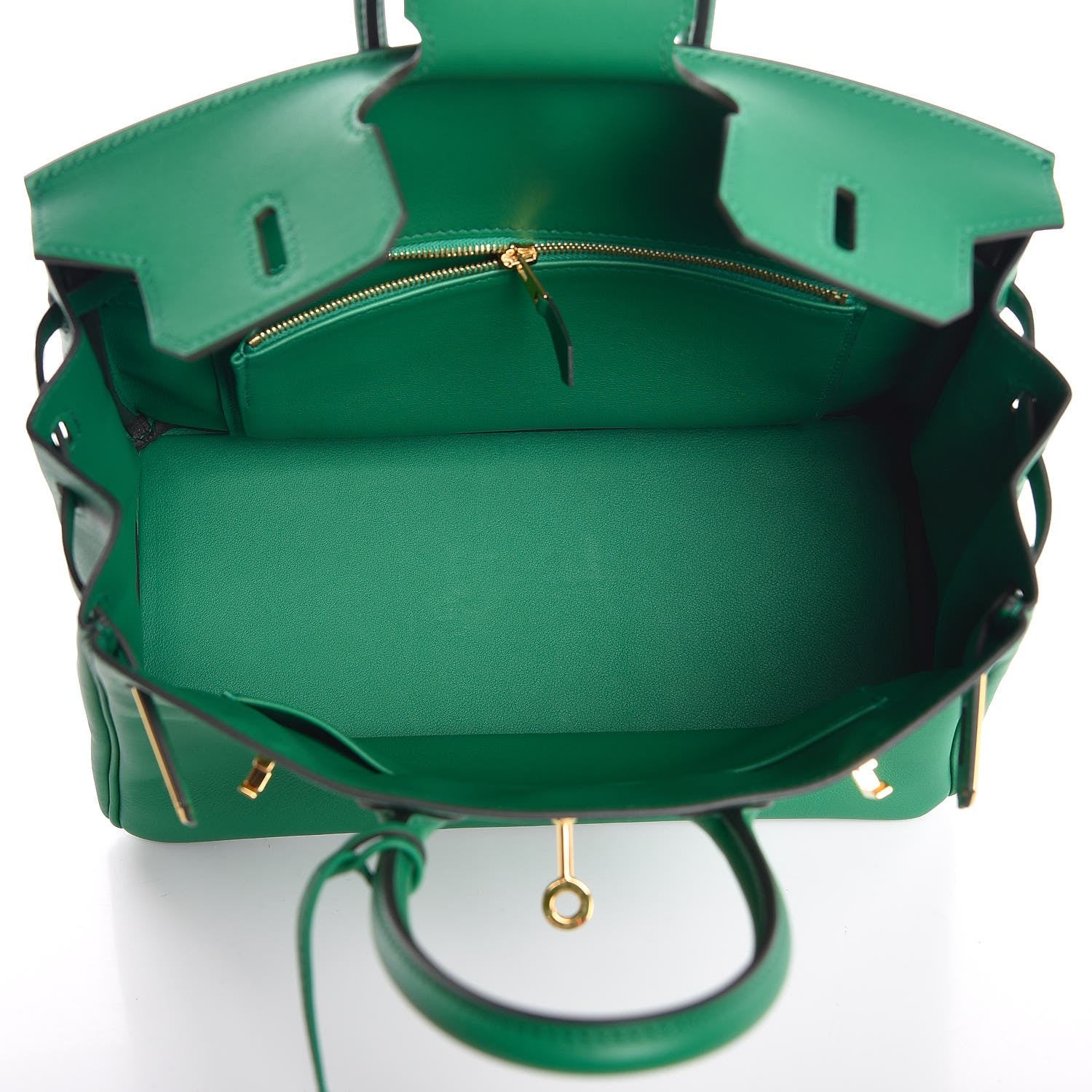 Hermes Swift Birkin 25 Vert Vertigo 7 of 40