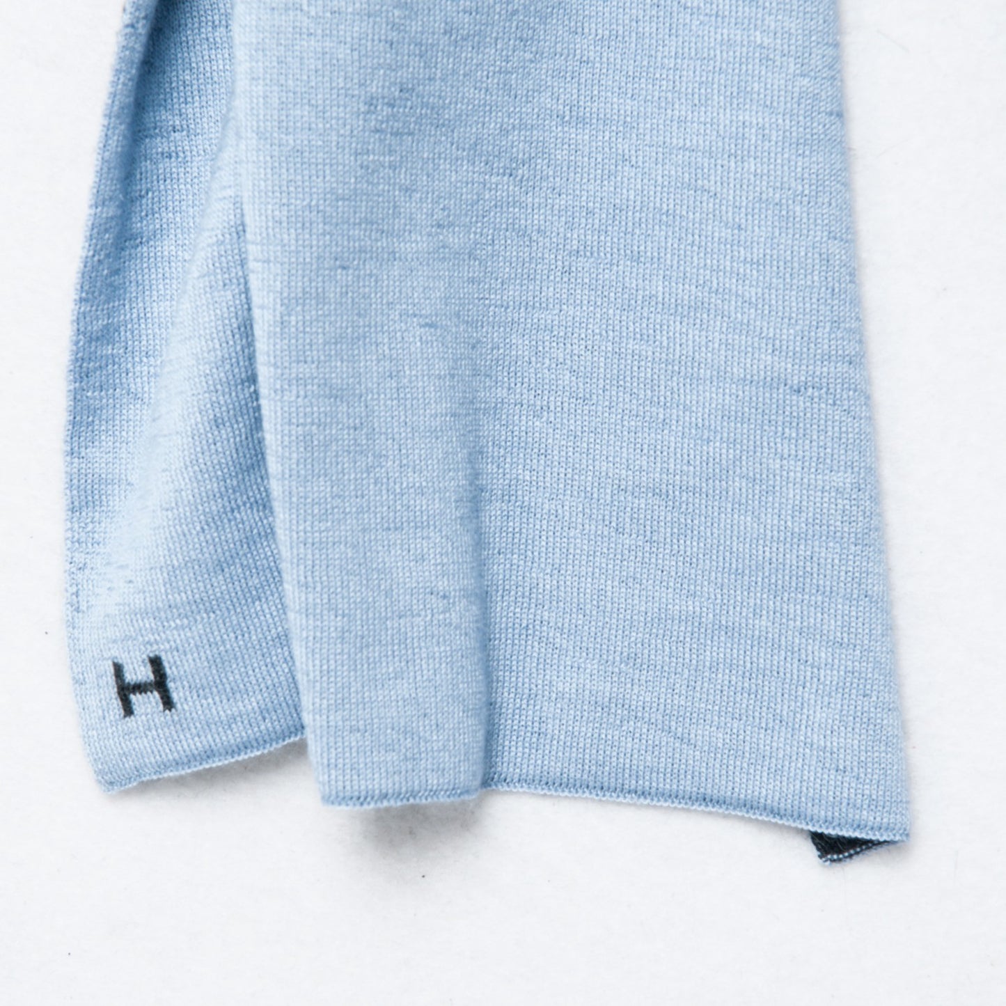 Cashmere Silk Aller Retour Scarf Glacier Carbone