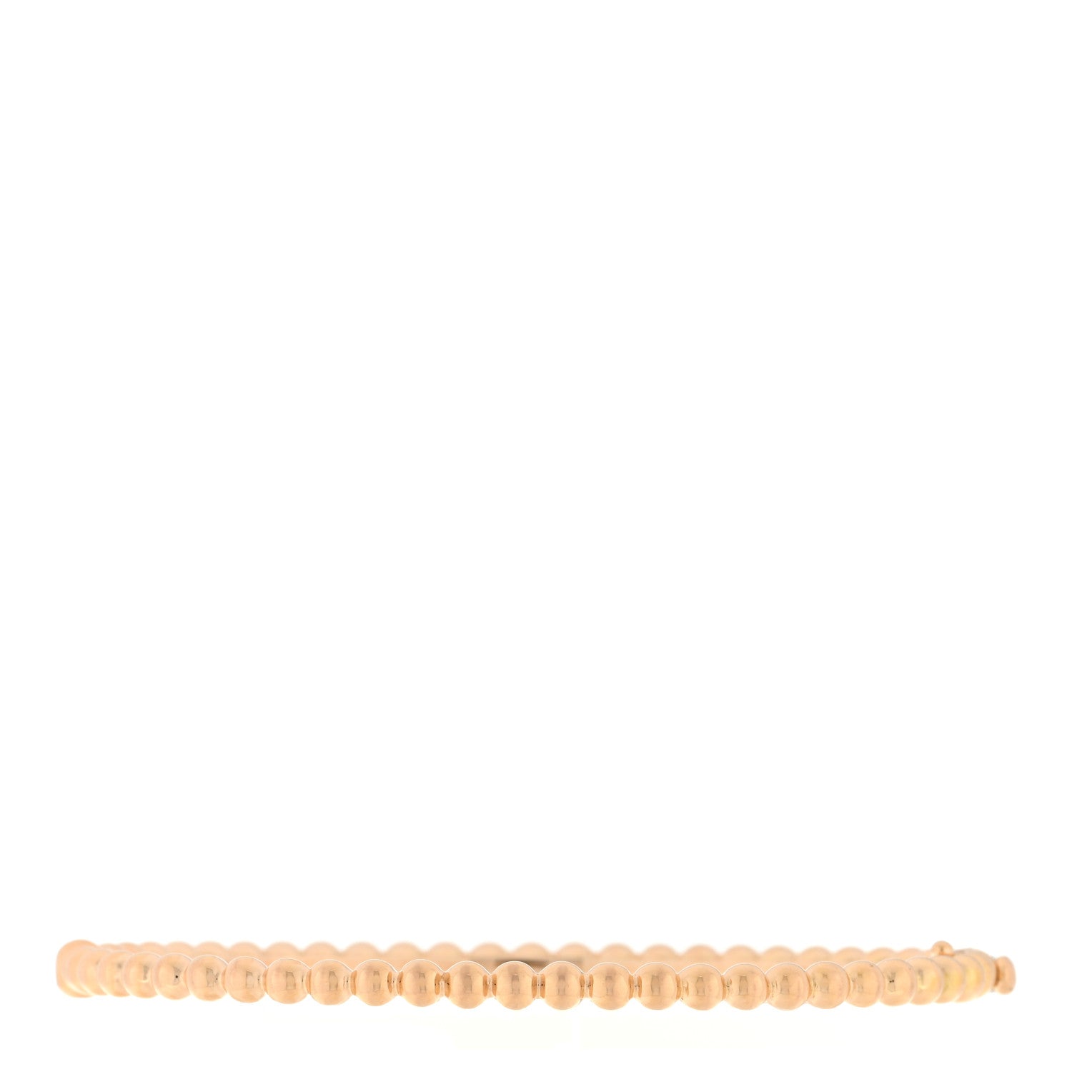 Van Cleef & Arpels 18K Rose Gold Perlee Pearls of Gold Bracelet M 1 of 3