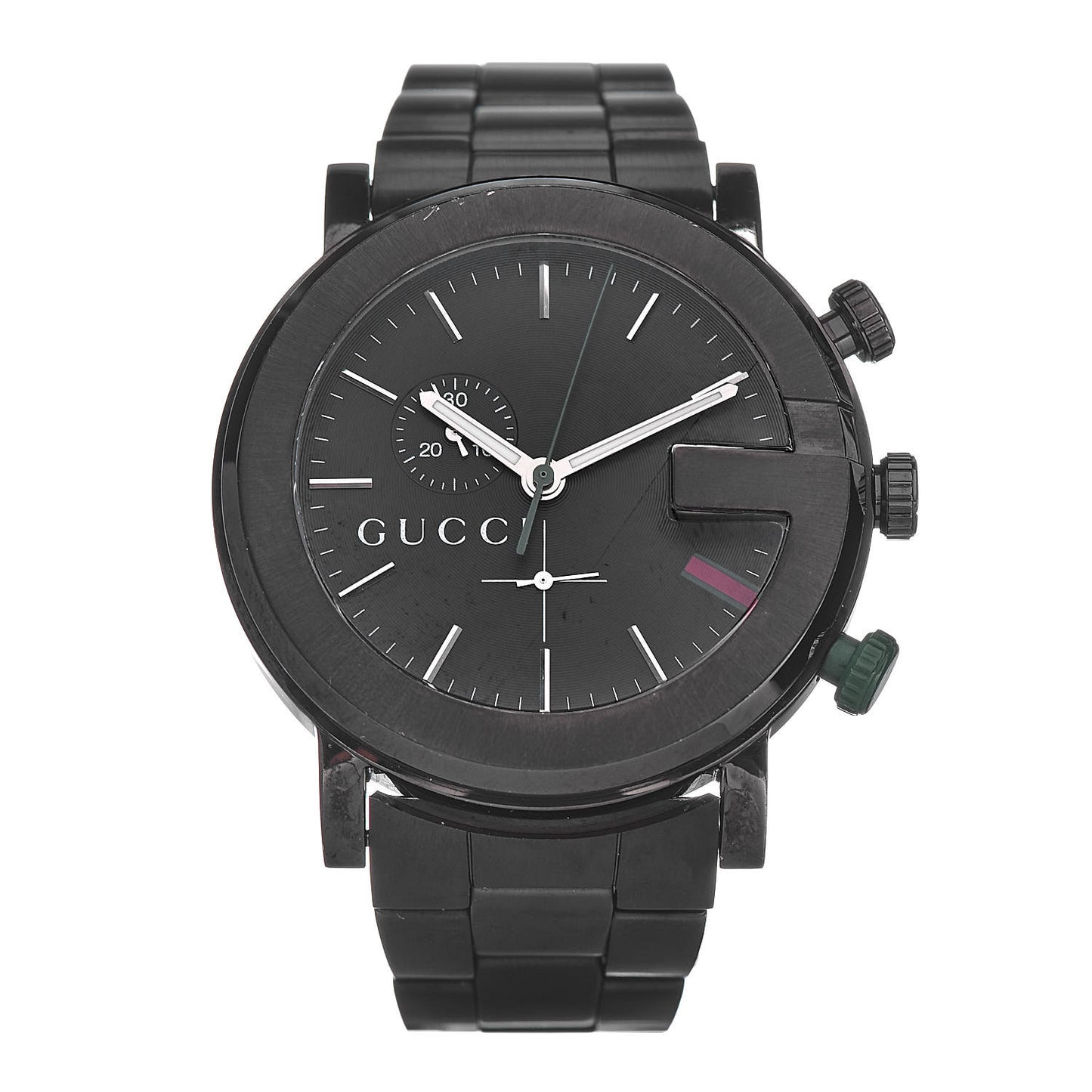 PVD Stainless Steel 44mm 101M G-Chrono Quartz Watch Black