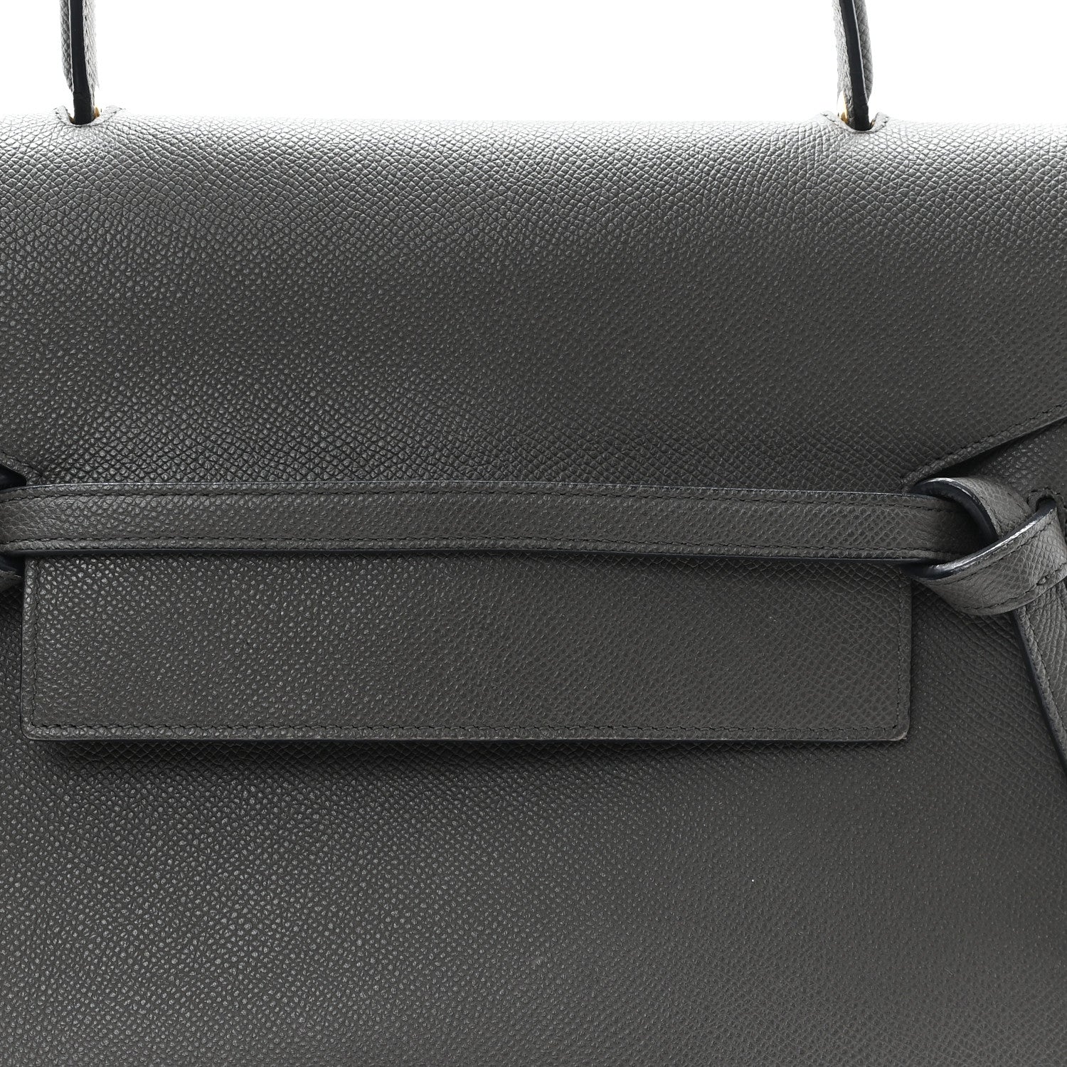 Celine Grained Calfskin Mini Belt Bag Grey 7 of 11