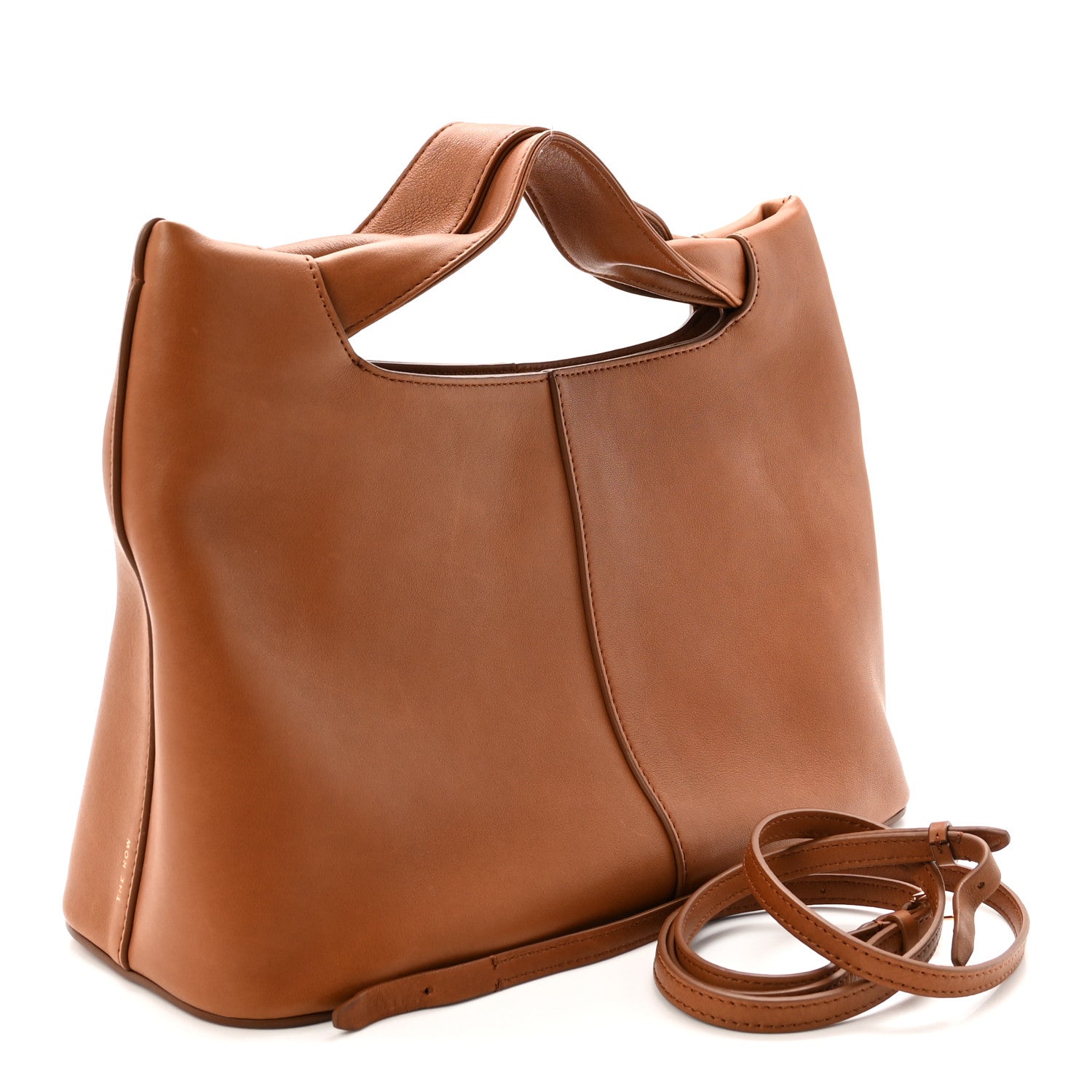 The Row Saddle Calfskin Camdem Shoulder Bag Cuir 3 of 9