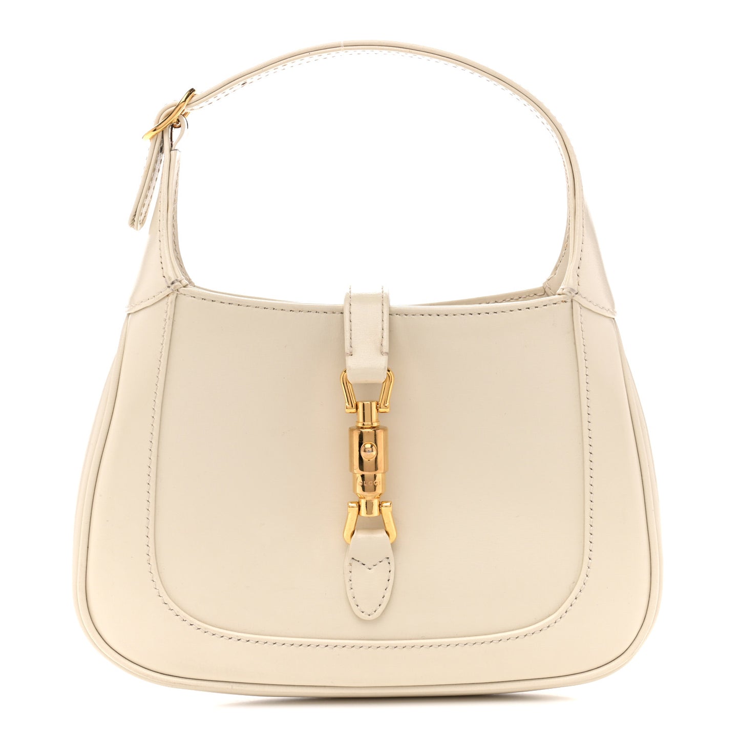 Boarded Dyana Lux Calfskin Mini Jackie 1961 Hobo Mystic White