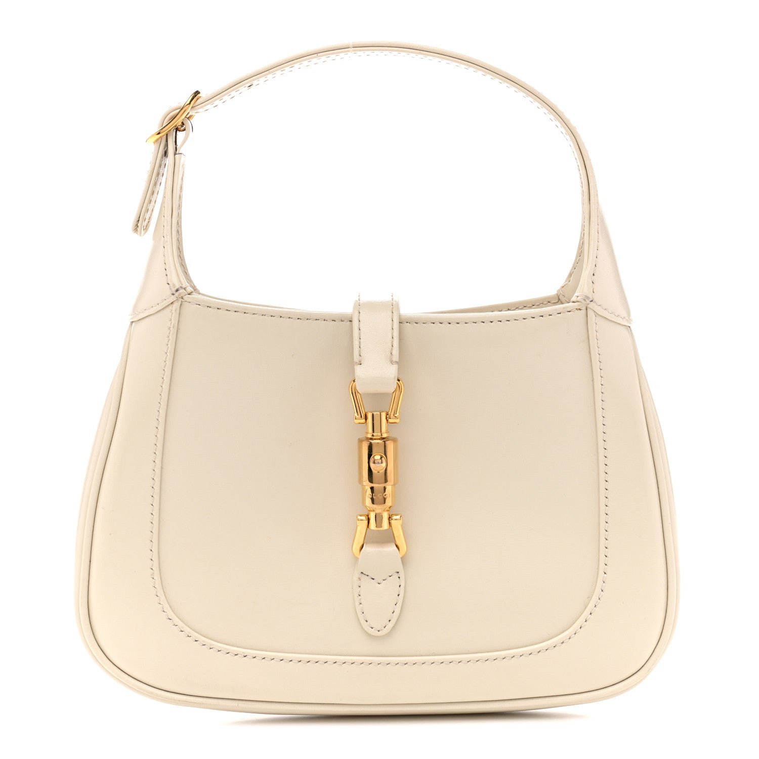 Gucci Boarded Dyana Lux Calfskin Mini Jackie 1961 Hobo Mystic White 1 of 15