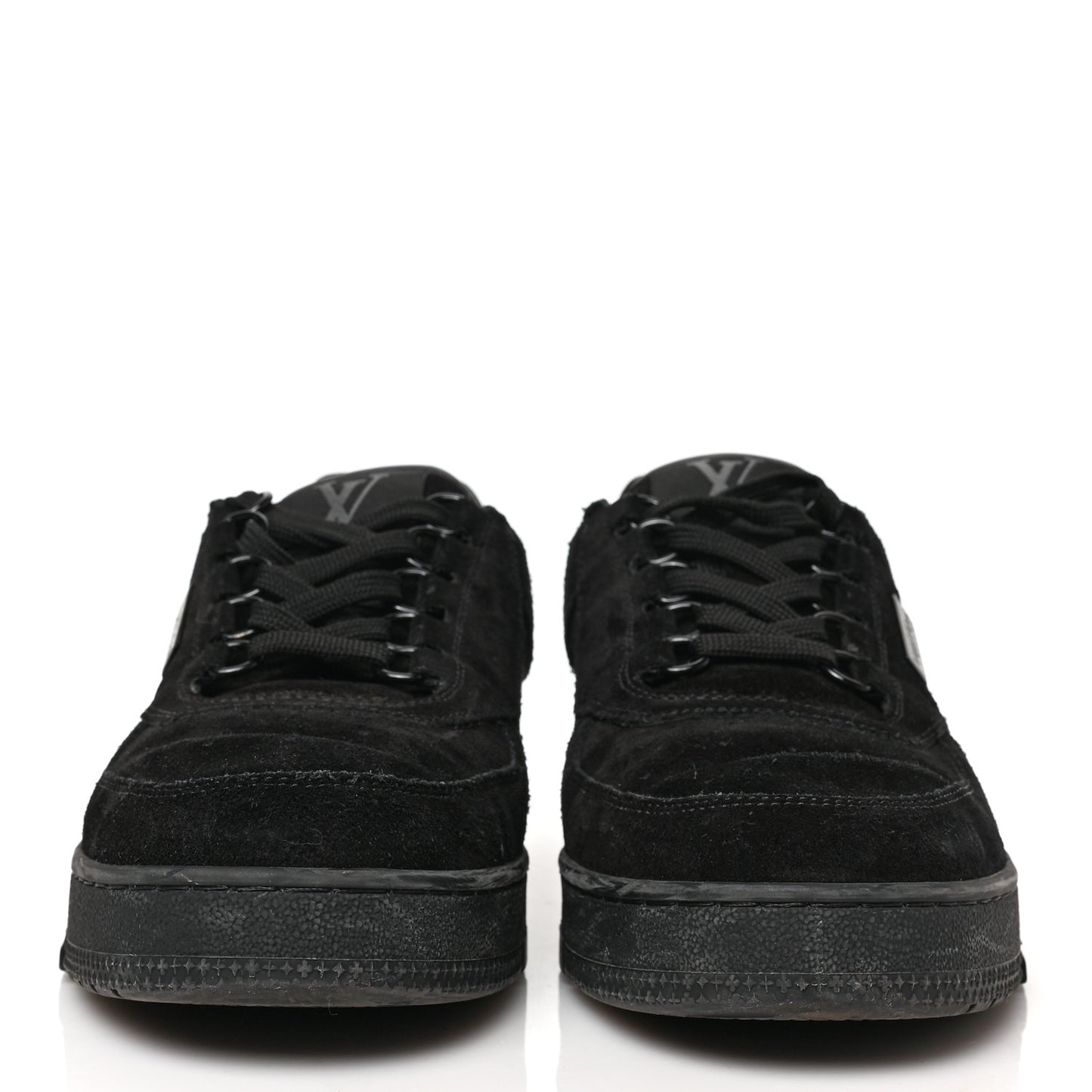 Suede Uniform Sneakers 6.5 Black