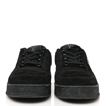 Louis Vuitton Suede Uniform Sneakers 6.5 Black 2 of 8