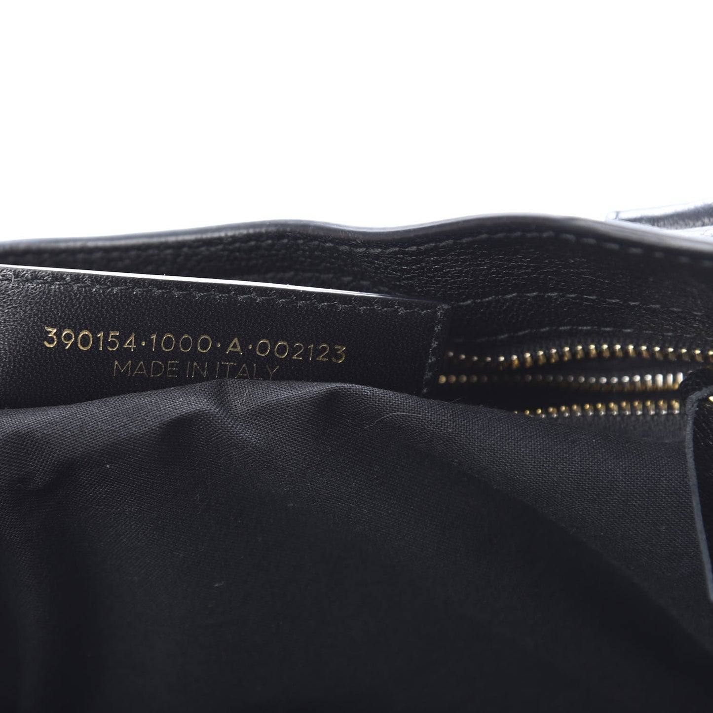 Chevre Gold Metallic Edge Hardware City Black