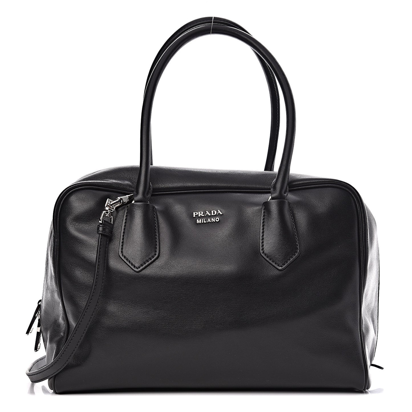 Soft Calf Large Inside Tote Black Mughetto