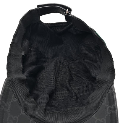 Gucci Monogram Web 500 by Gucci Baseball Hat XL Black 7 of 8