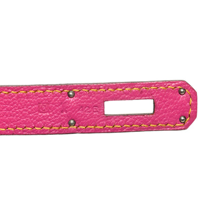 Hermes Chevre Mysore Horseshoe Birkin 30 Rose Shocking Rose Confetti 7 of 11