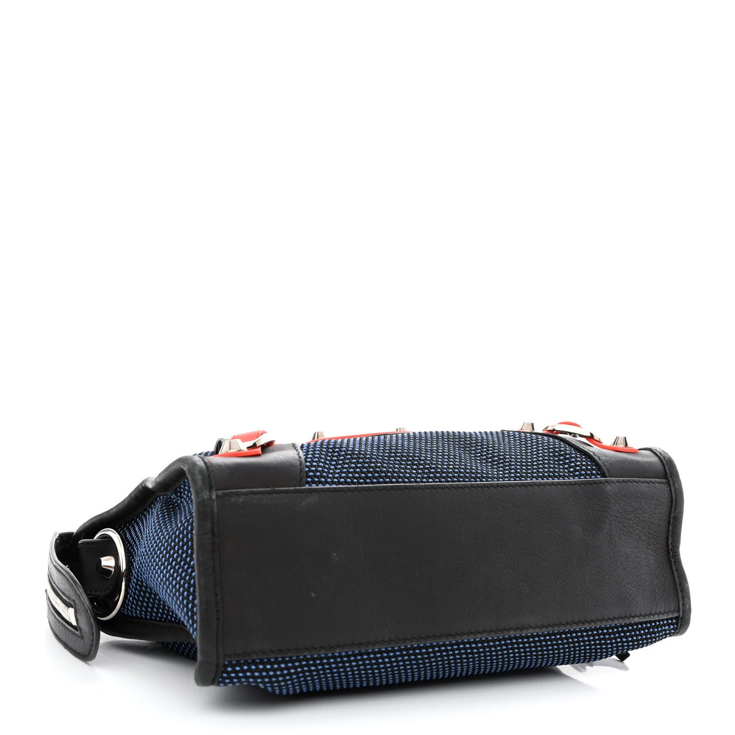 Mesh Agneau Arena Classic Silver Hardware Mini City Black Navy Orange