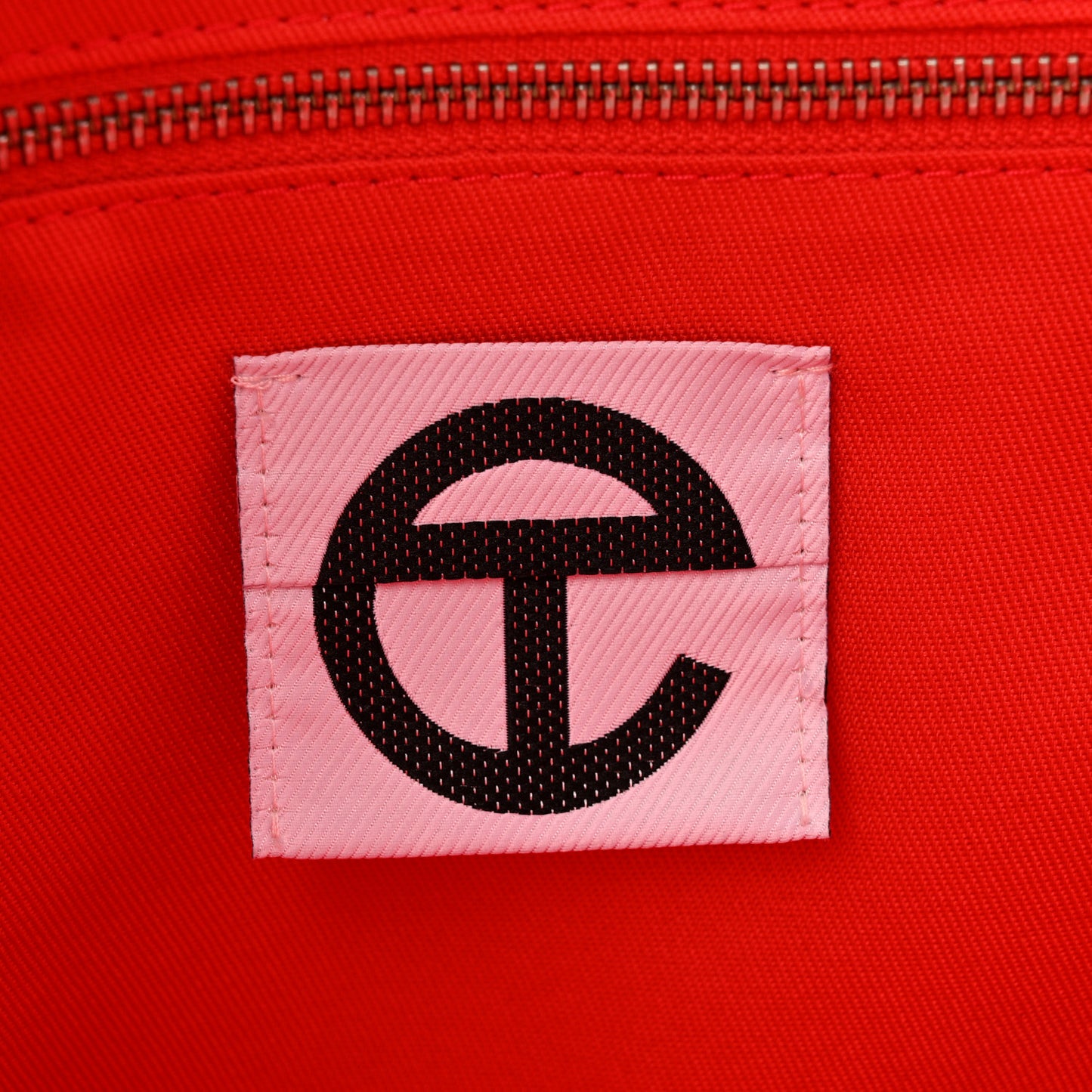 Patent Vegan Leather Medium Shopping Bag Red