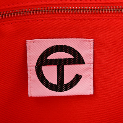 Telfar Patent Vegan Leather Medium Shopping Bag Red 6 of 10