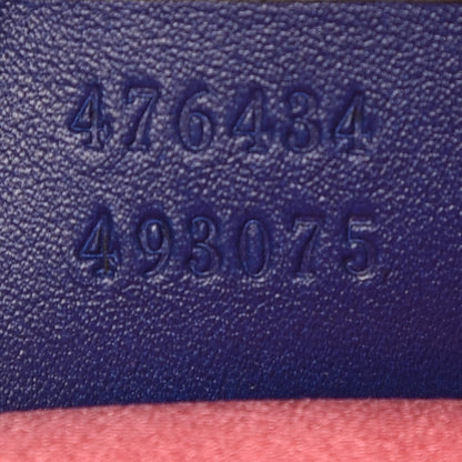 Gucci Velvet Matelasse GG Marmont Belt Bag 95 38 Cobalt Blue 7 of 7