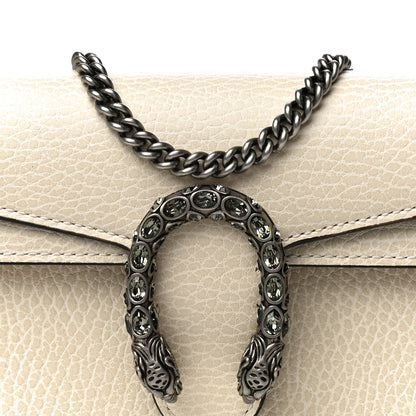 Gucci Dollar Calfskin Crystal Super Mini Dionysus Shoulder Bag Mystic White Black Diamond 13 of 13
