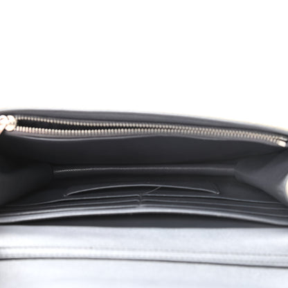 Christian Dior Metallic Calfskin Cannage Miss Dior Promenade Pouch Grey 5 of 10