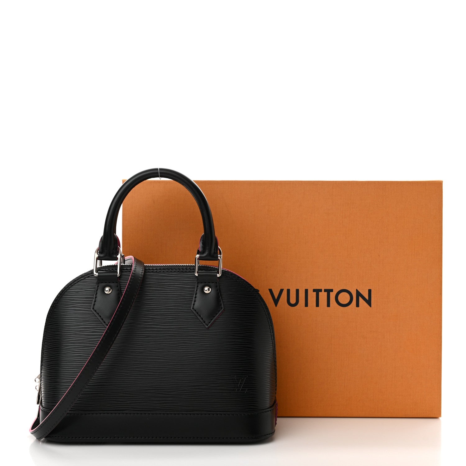 Louis Vuitton Epi Alma BB Black Hot Pink 12 of 12