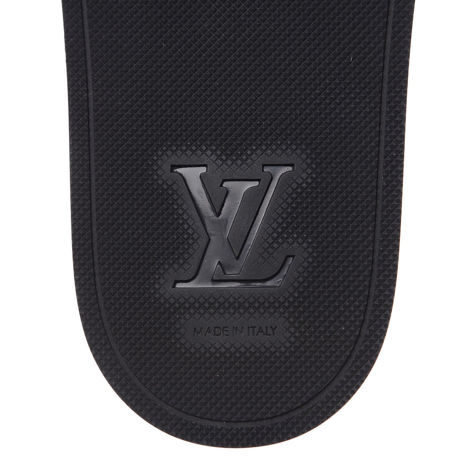 Louis Vuitton Calfskin Mens New Wave Mirabeau Flat Mules 8 Black 7 of 9