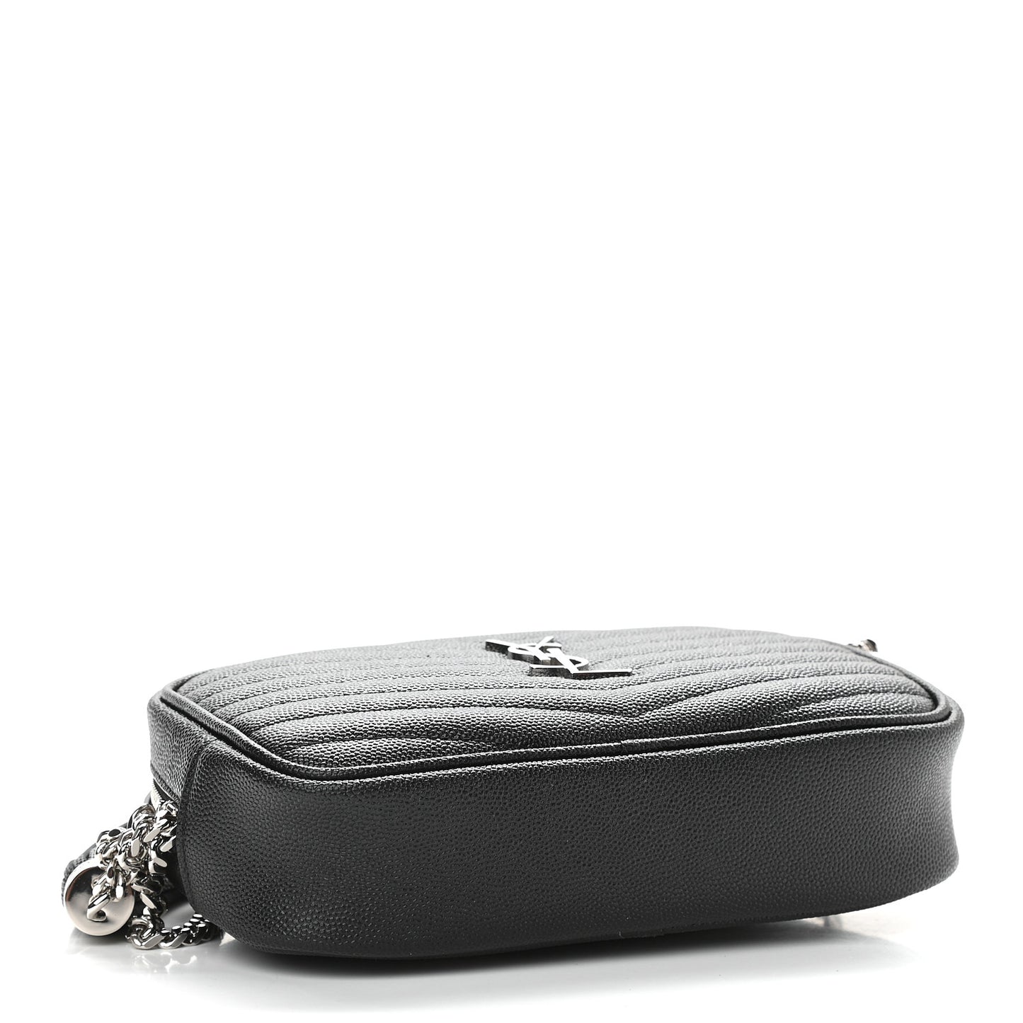 Grain De Poudre Matelasse Monogram Mini Lou Camera Bag Black