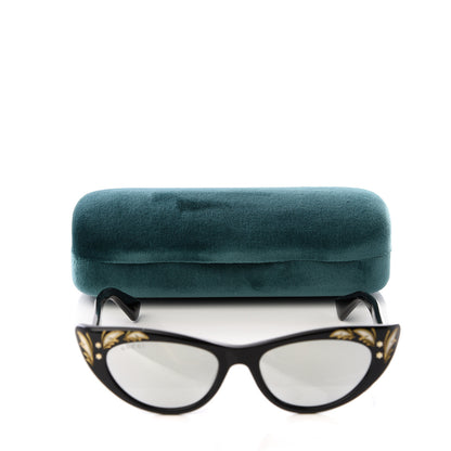 Gucci Acetate Cat Eye GG0089S Sunglasses Black 8 of 8
