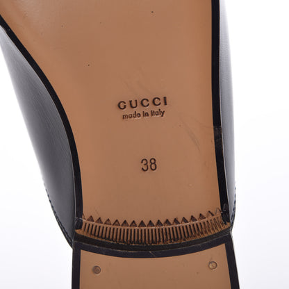 Gucci Calfskin Womens Princetown Slippers 38 Black 6 of 7