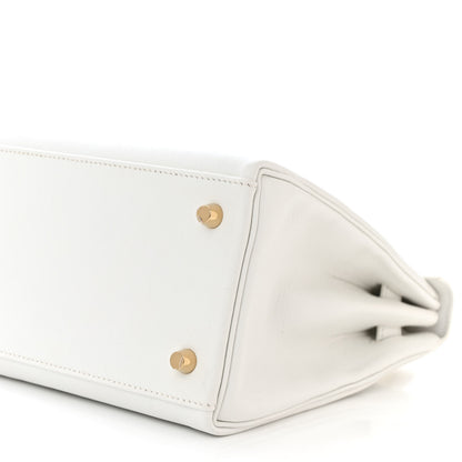 Hermes Evercolor Kelly Retourne 28 White 10 of 12