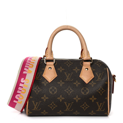 Louis Vuitton Monogram Speedy Bandouliere 20 Fuchsia 1 of 15
