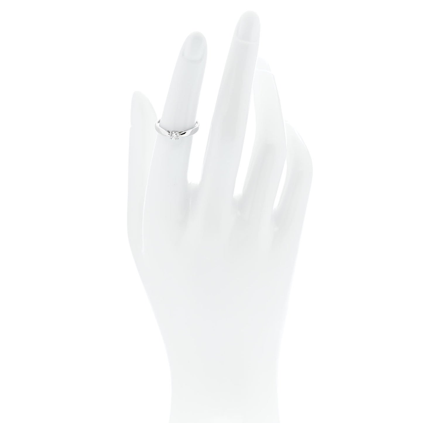 Platinum Diamond .19ct Harmony Solitaire Engagement Ring 49 5