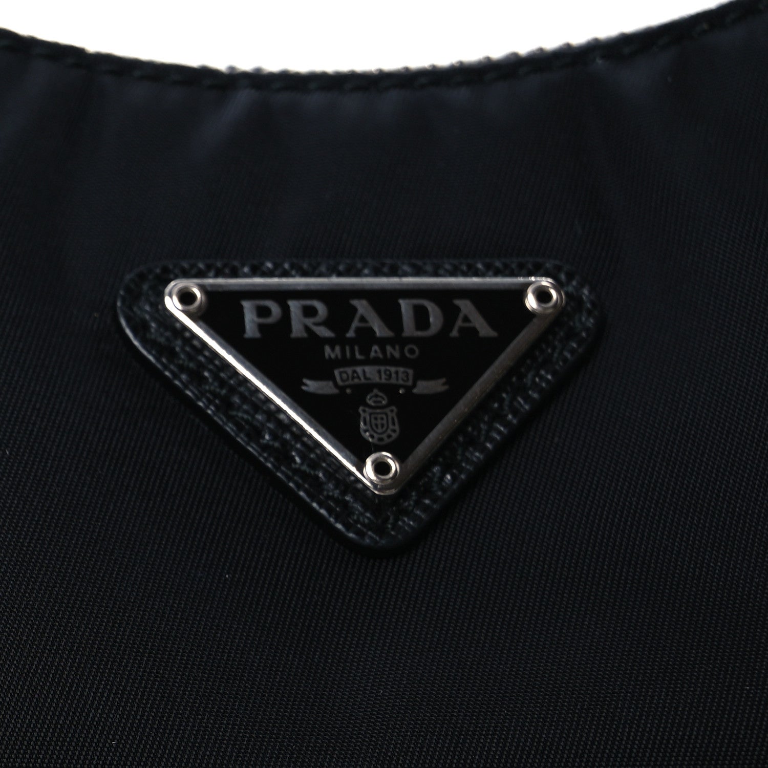 Prada Nylon Re-Edition 2005 Shoulder Bag Black 9 of 12