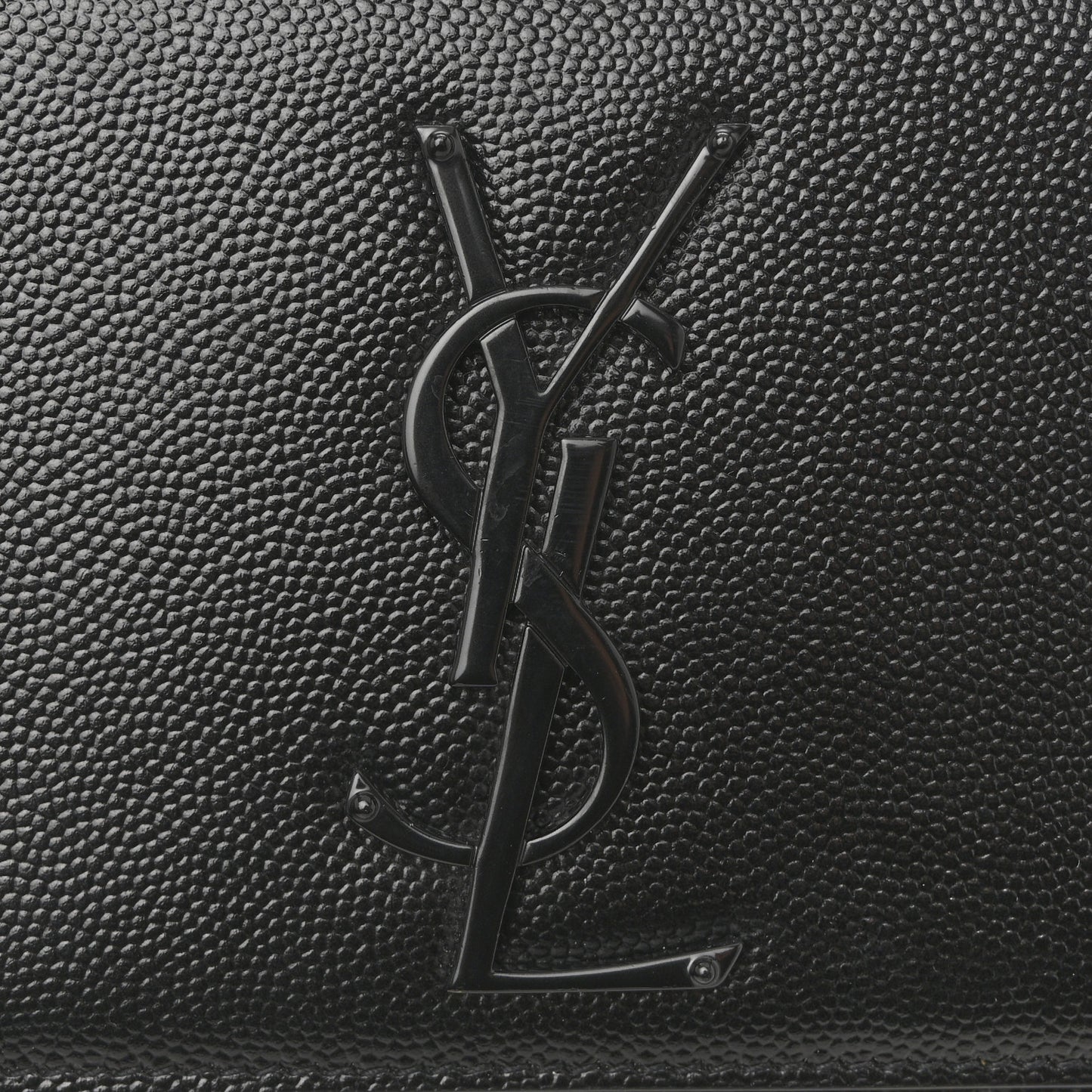 Grain De Poudre Small Monogram Monochrome Kate Satchel Black