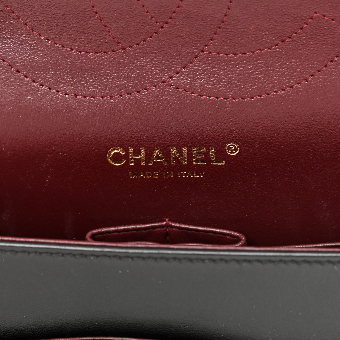 Lambskin Quilted Jumbo Double Flap Black