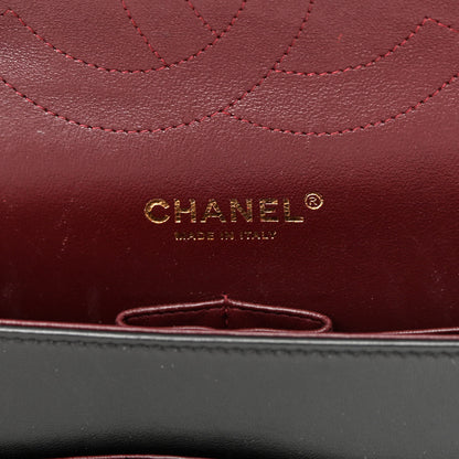 Chanel Lambskin Quilted Jumbo Double Flap Black 6 of 21