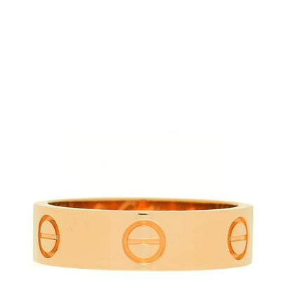 Cartier 18K Yellow Gold 5.5mm LOVE Ring 56 7.5 1 of 5