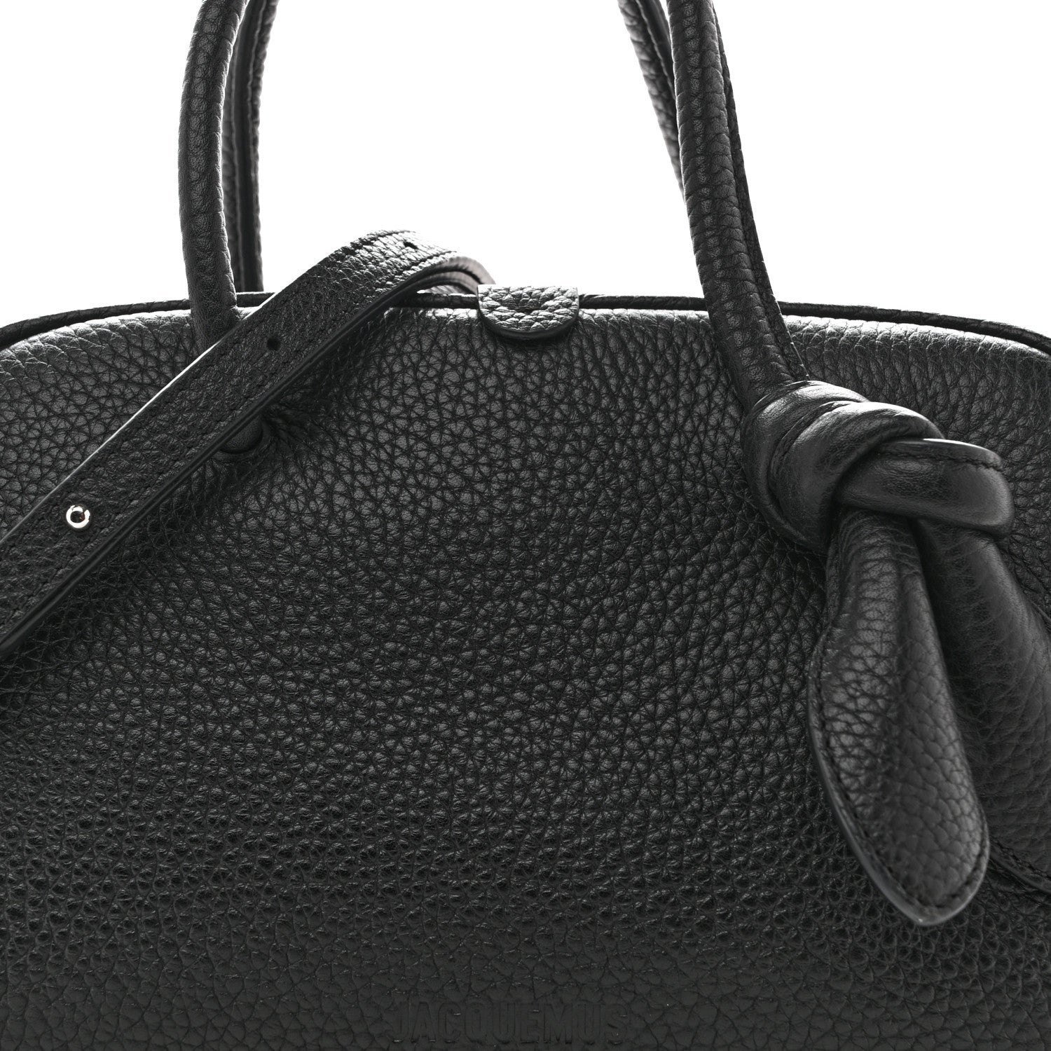 Jacquemus Grained Calfskin Le Petit Turismo Black 8 of 13