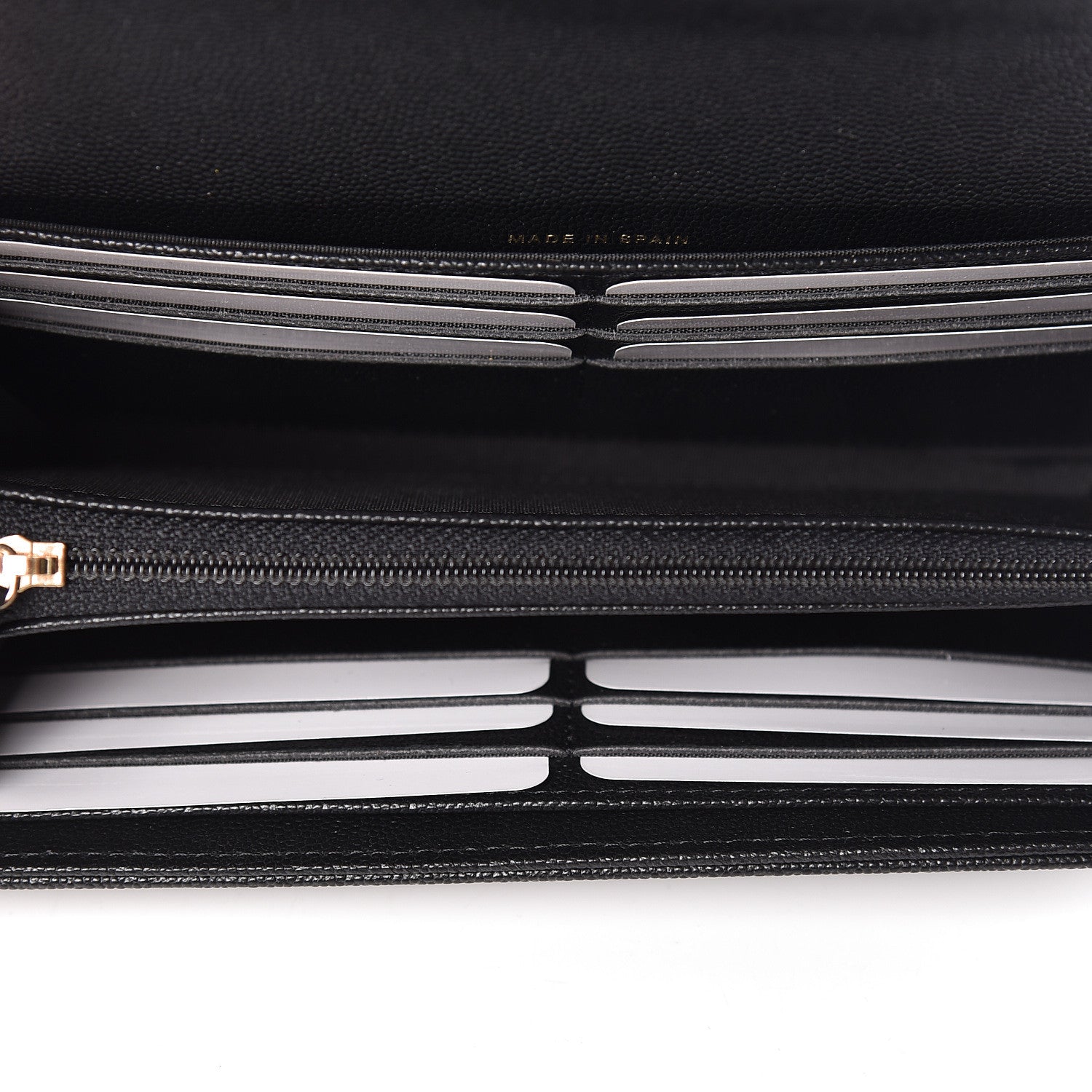 Chanel Caviar Quilted Mademoiselle Vintage Flap Wallet Black 5 of 9