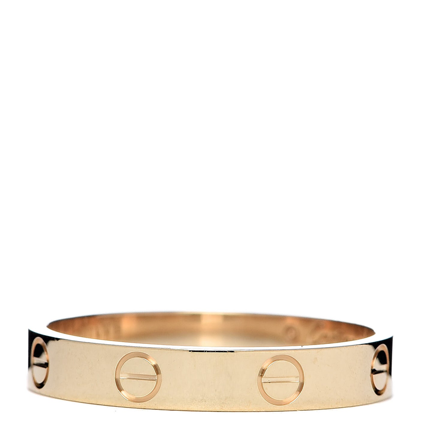18K Yellow Gold 3.5mm LOVE Wedding Band Ring 60 9
