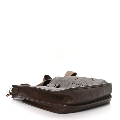 Hermes Taurillon Clemence Evelyne III PM Cacao 4 of 10