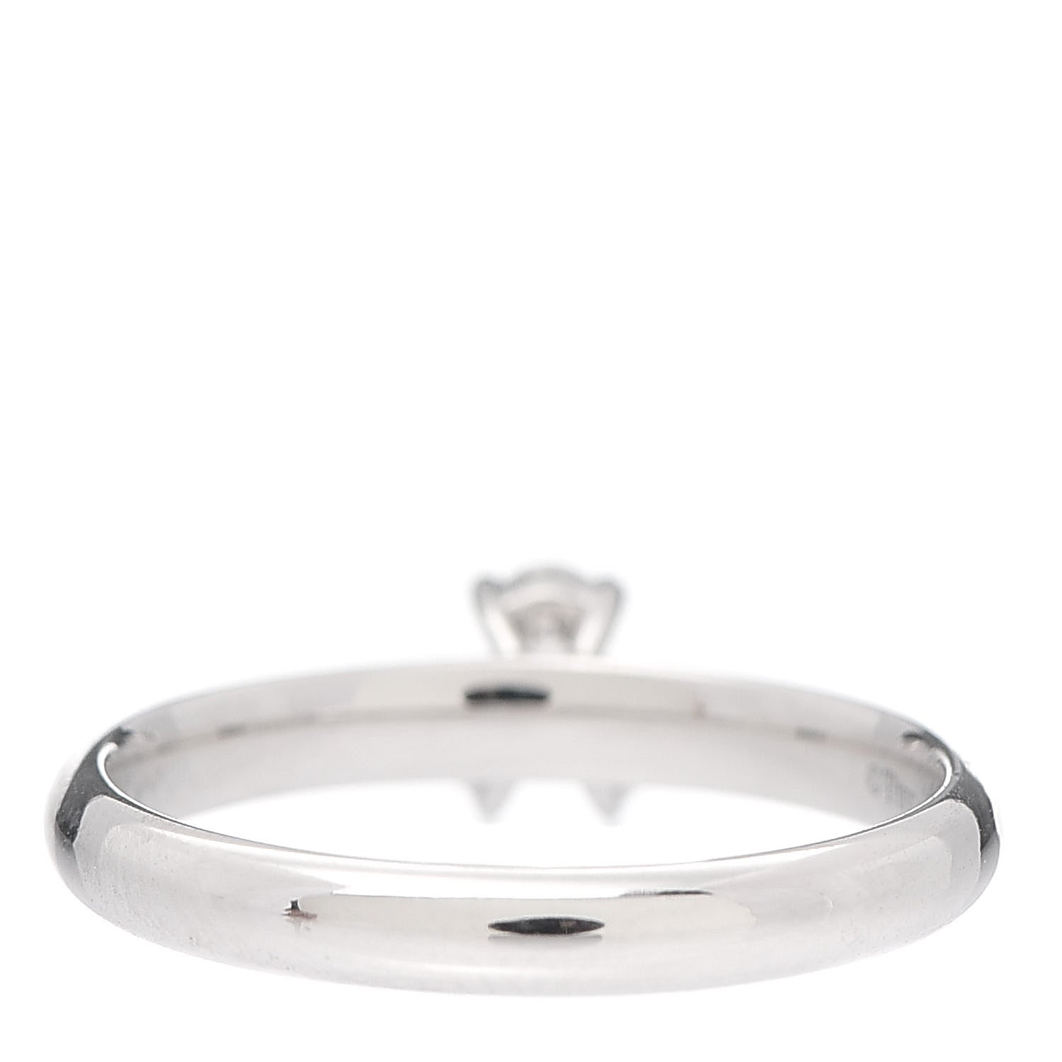 Tiffany Platinum Diamond Aria Band Ring 50 5.5 3 of 4