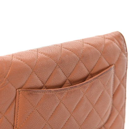 Chanel Caviar Quilted Wallet On Chain WOC Tan 19 of 23