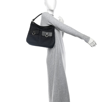 Gucci Monogram Pocket Hobo Black 2 of 11