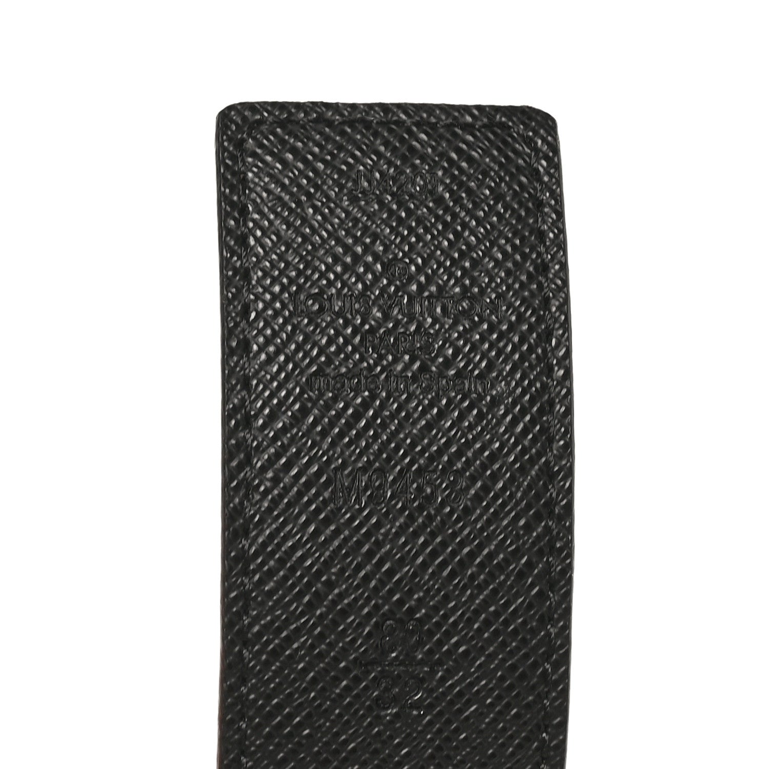 Louis Vuitton Calfskin Monogram 30mm LV Initiales Reversible Belt 80 32 Black 5 of 8