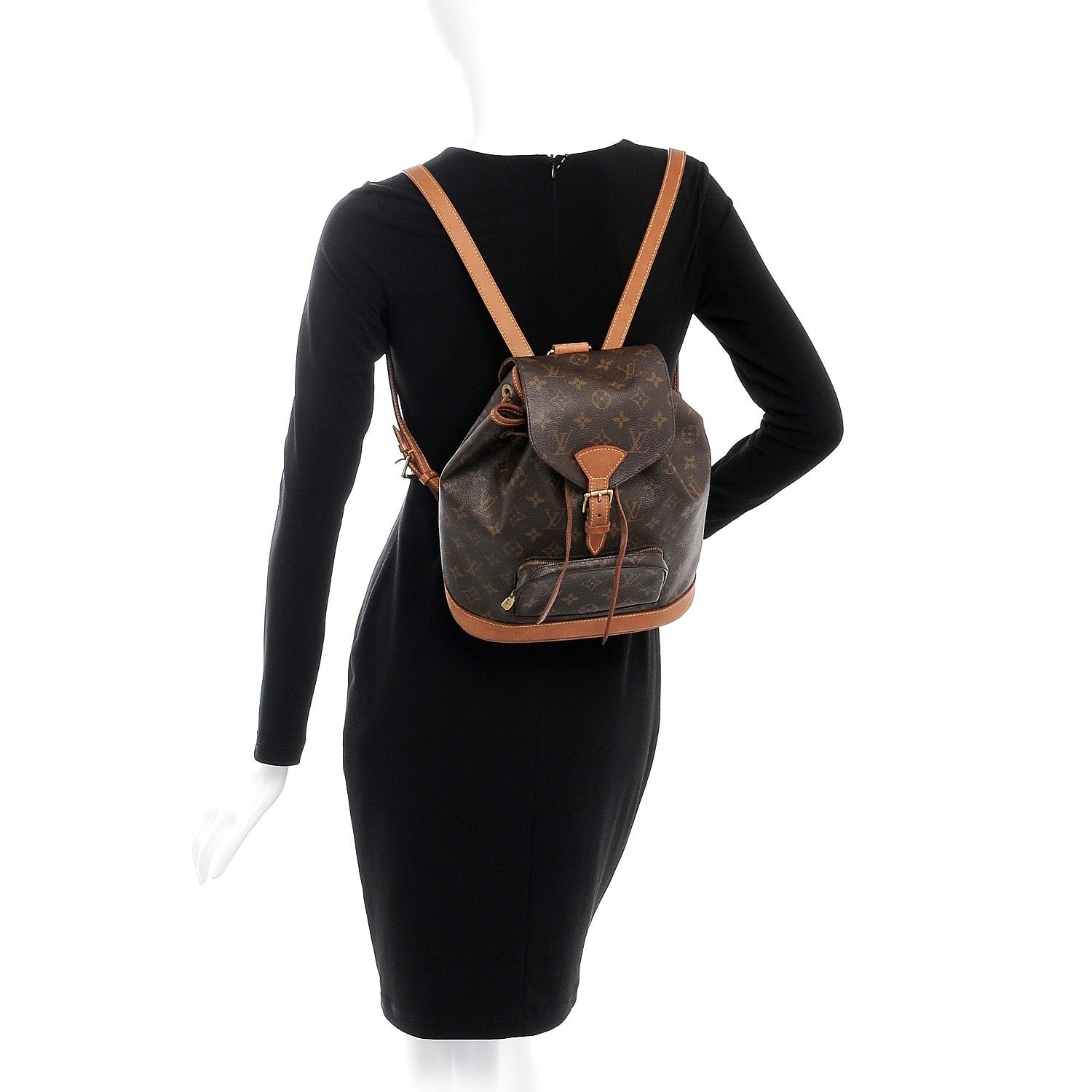 Louis Vuitton Monogram Montsouris MM Backpack 2 of 7