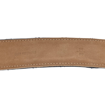 Chanel Lambskin Quilted CC Belt 90 36 Blue 4 of 7