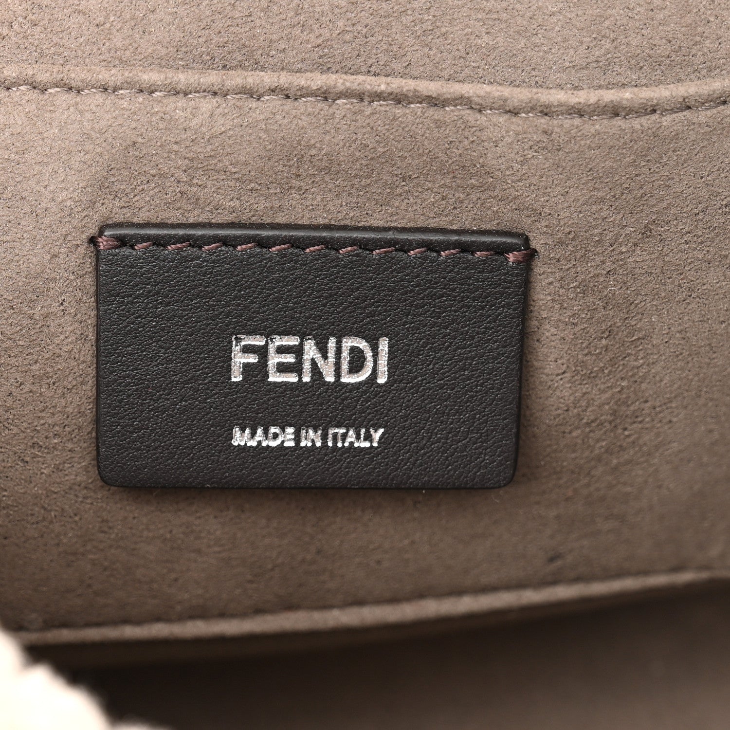 Fendi Shearling Vitello Century F is Fendi Small Kan I Shoulder Bag Pink Tortora Blue 6 of 11