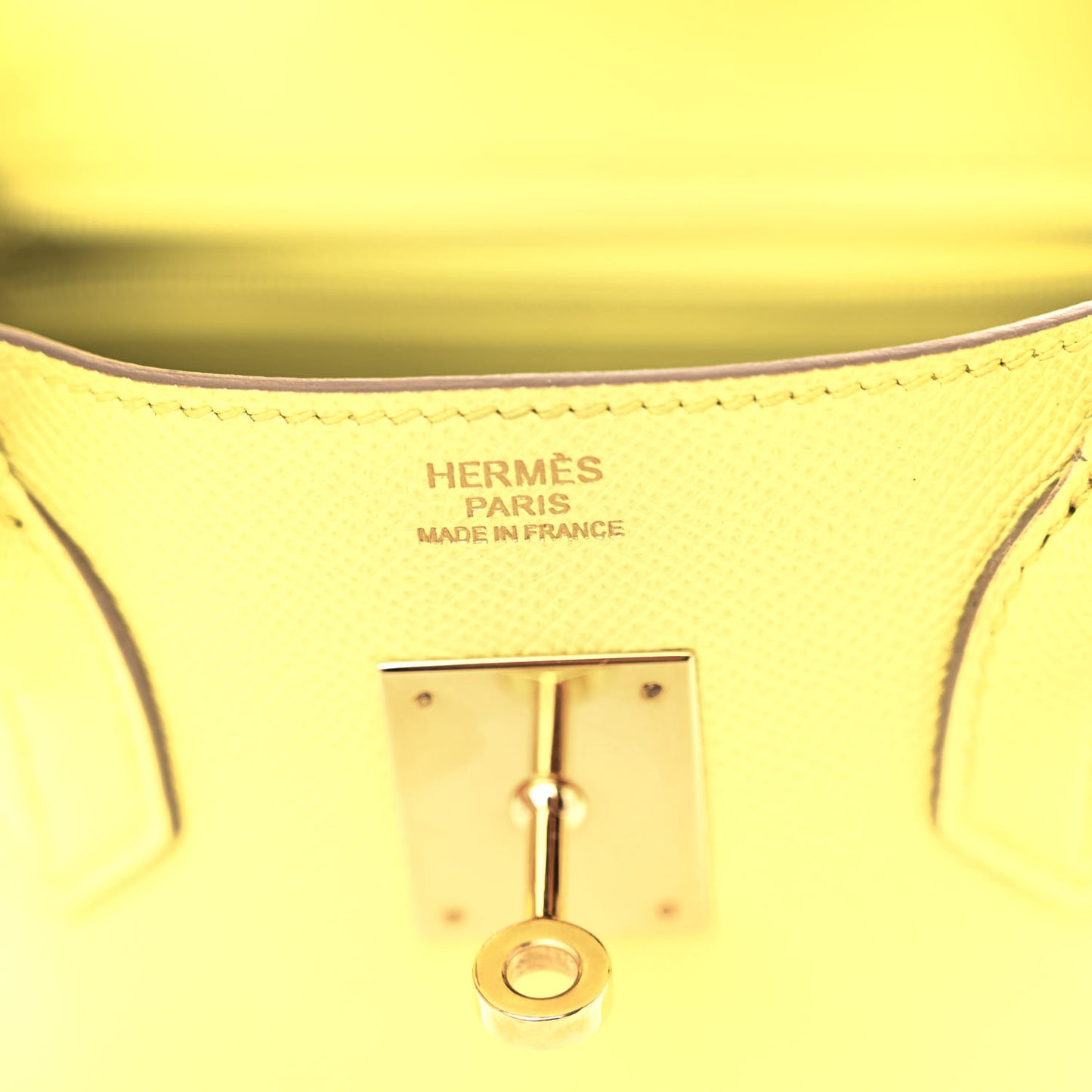 Epsom Birkin 30 Lime
