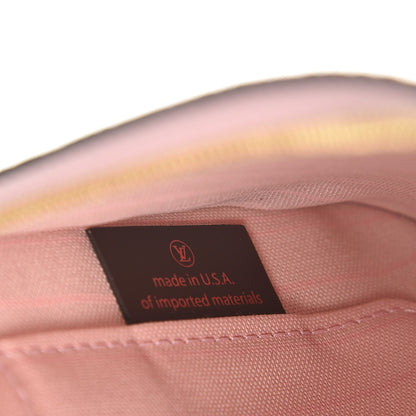 Louis Vuitton Damier Ebene Neverfull MM GM Pochette Rose Ballerine 7 of 7