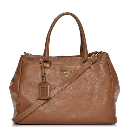 Prada Vitello Daino Tote Cuoio 1 of 13